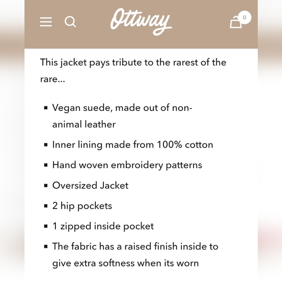 Tan and Brown Women's Jacket - Picture 15 of 16